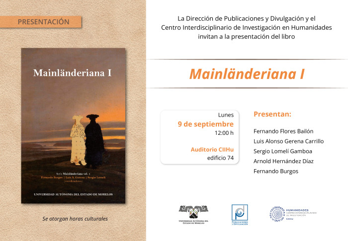 Presentación de Libro: Mainländeriana I