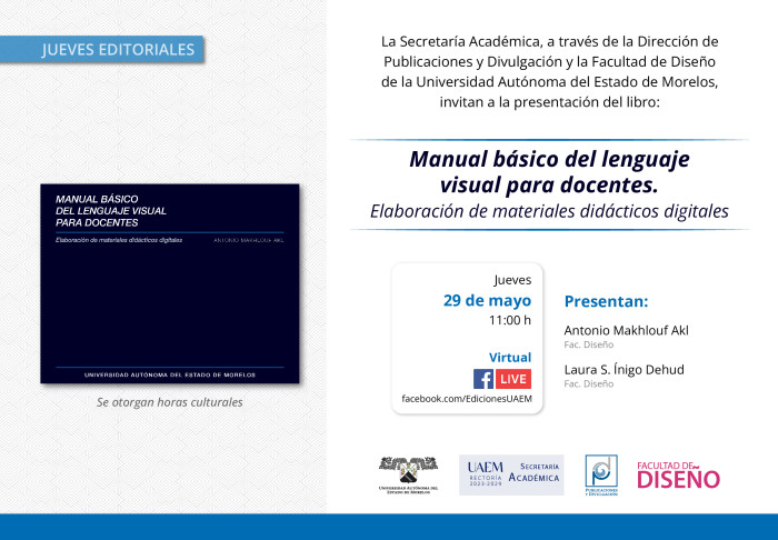 Presentación del libro: Manual básico del lenguaje visual para docentes.
