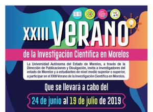 XXIII Verano de la Investigación Científica en Morelos