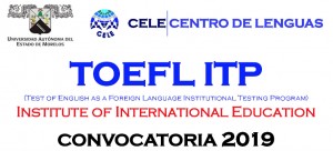 TOEFLITP Convocatoria 2019