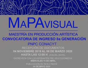 Maestría en Producción Artística 8ª Generación