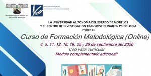 Curso de Formación Metodológica (Online)