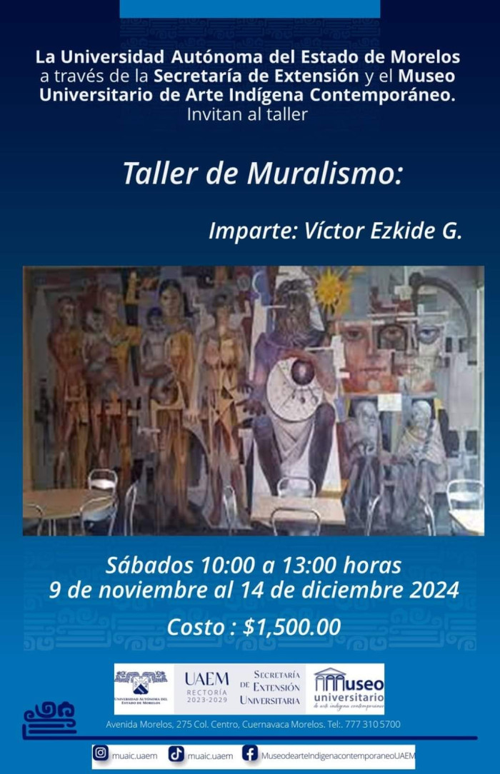 Taller de Muralismo: Imparte: Víctor Ezkide G.