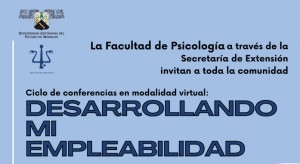 Ciclo de conferencias en modalidad virtual "Desarrollando Mi Empleabilidad"