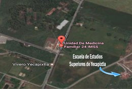 Ubicación Escuela de Estudios Superiores de Yecapixtla