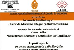 Curso-Taller Relaciones laborales y resolución de problemas