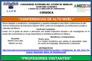 Becas de Excelencia de Programas Especiales del Gobierno de México 2016