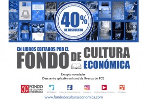 40 % de descuento en libros editados por el Fondo de Cultura Económica
