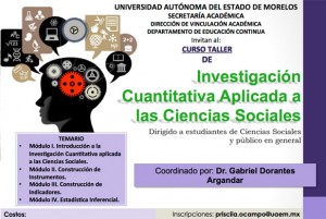 Curso Taller Investigación Cuantitativa Aplicada a Las Ciencias Sociales