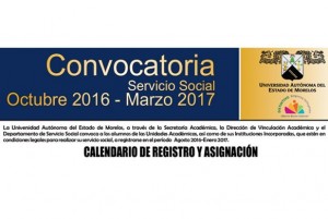 Convocatoria Servicio Social