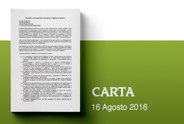 Carta de legisladores federales al Secretario de Gobernación
